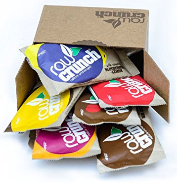 Raw Crunch Bars Variety Pack with 6 Different Flavors