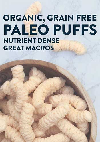 Organic, Grain Free Paleo Puffs